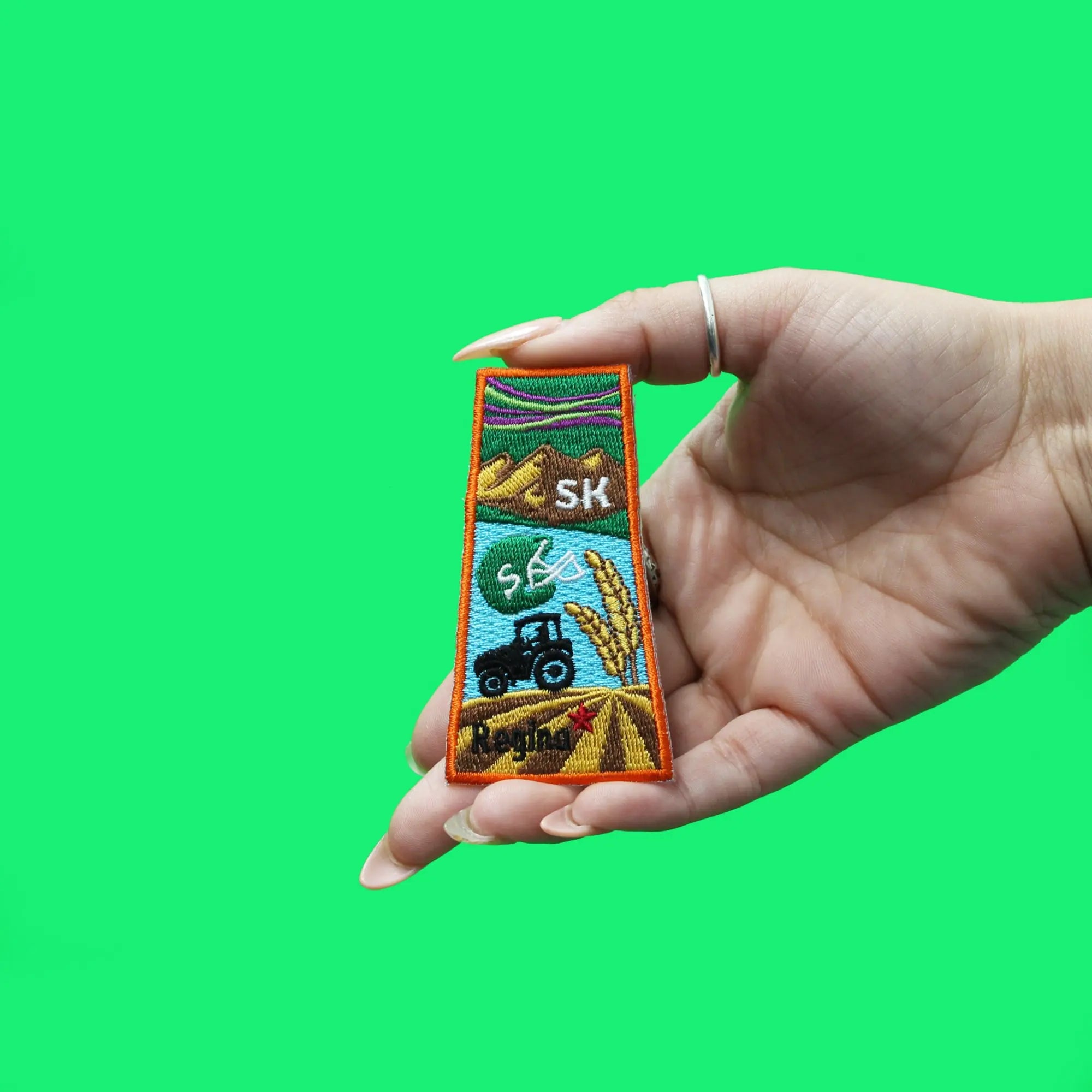 Saskatchewan Patch Canada Province Embroidered Iron On