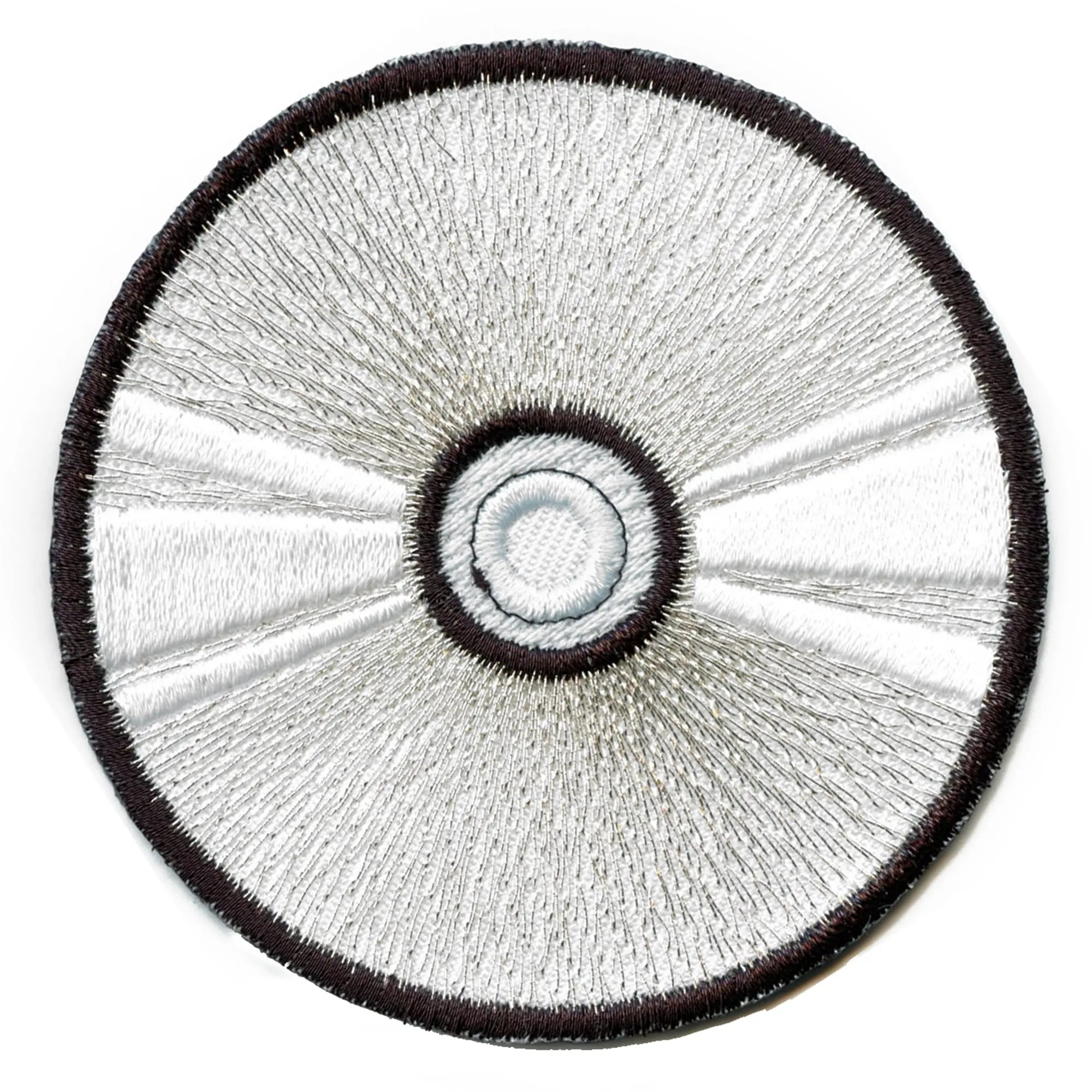CD Compact Disc Patch Music Audiophile Embroidered Iron On