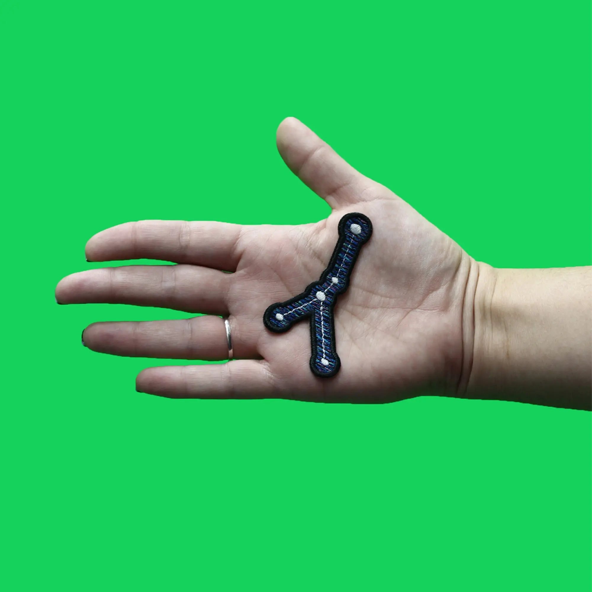 Cancer Zodiac Constellation Patch Stars Crab Horoscope Embroidered Iron On