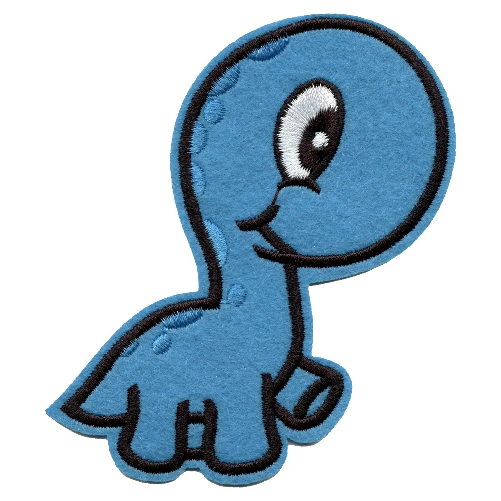 Cartoon Brontosaurus Dinosaur Embroidered Iron on Patch