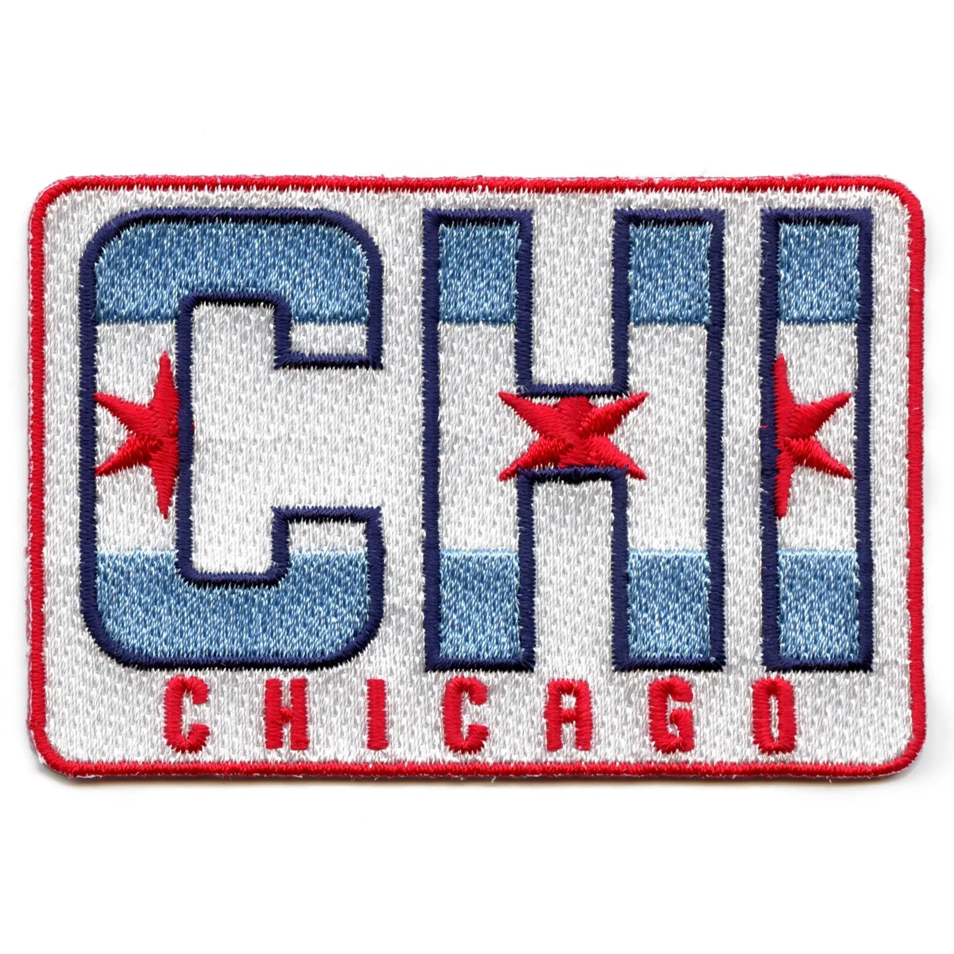 Chicago Bulls 'CHI' Town Patch City Flag Embroidered