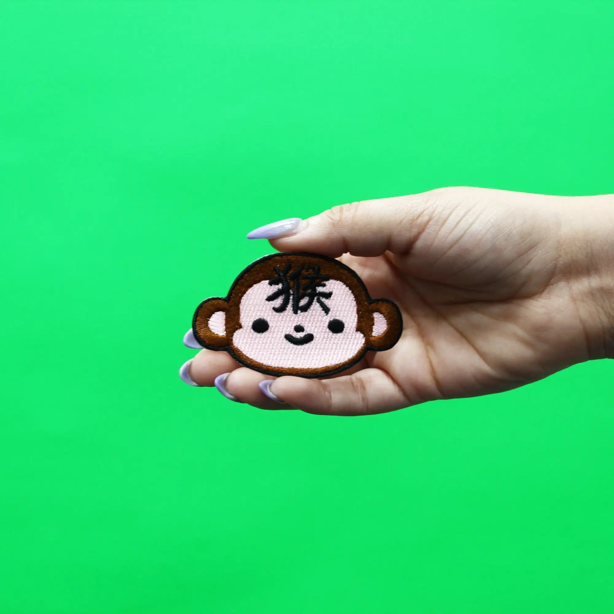 Chinese Zodiac Patch Monkey Embroidered Iron On