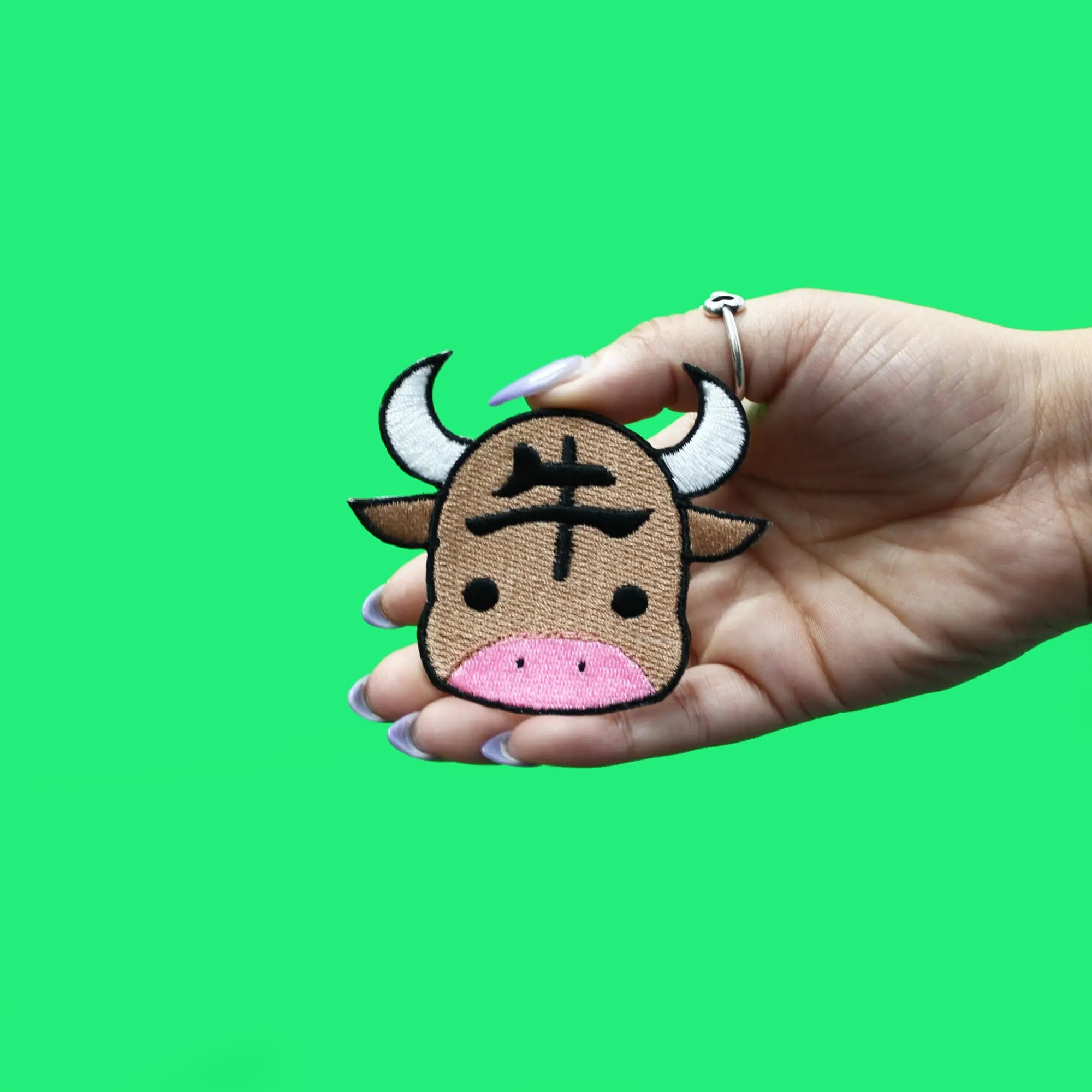 Chinese Zodiac Patch Ox Embroidered Iron On