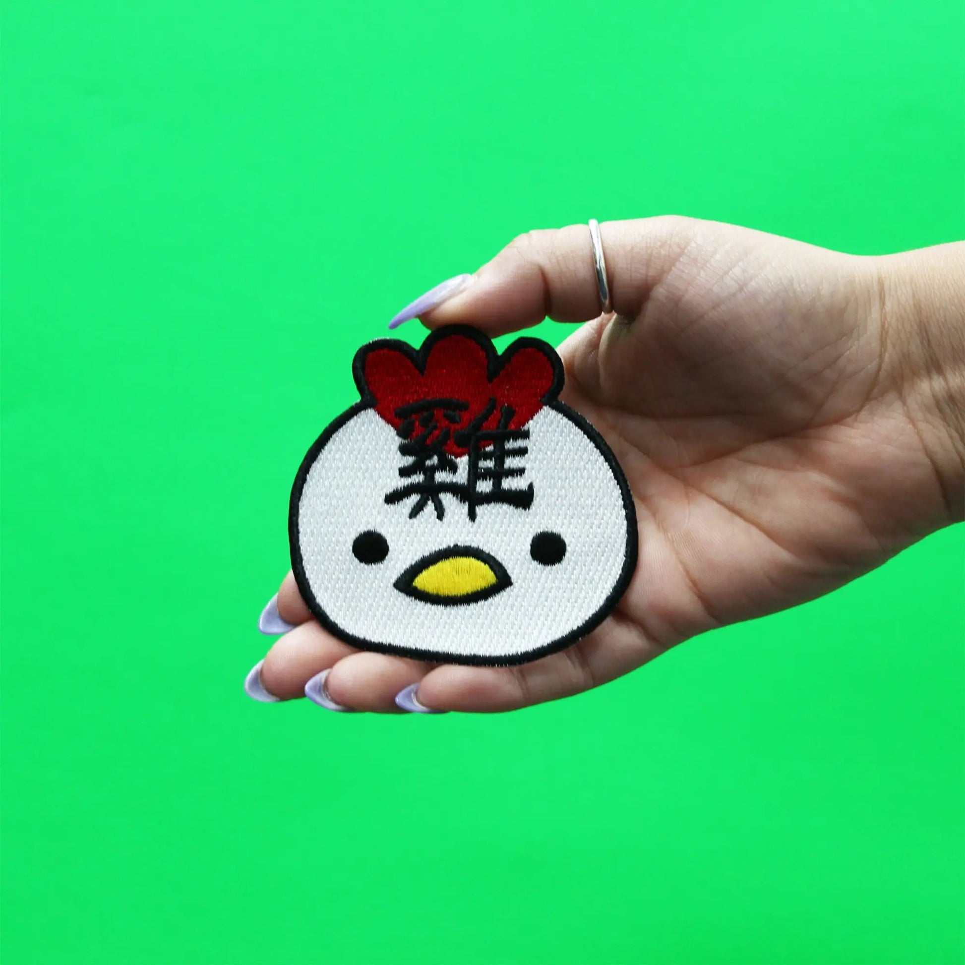 Chinese Zodiac Patch Rooster Embroidered