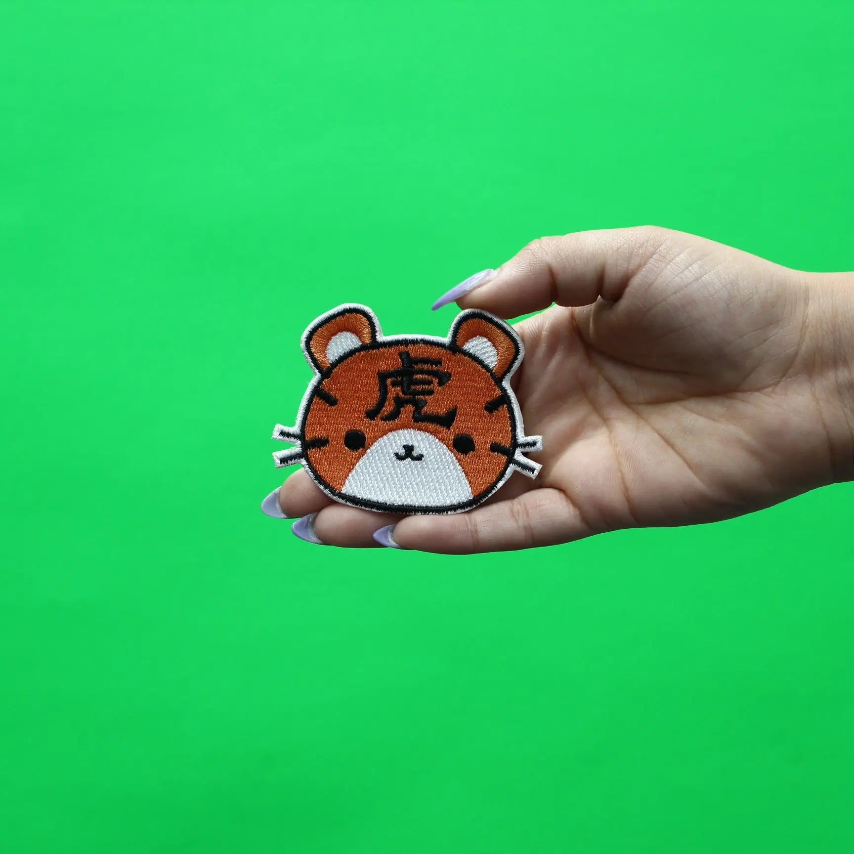 Chinese Zodiac Patch Tiger Embroidered Iron On