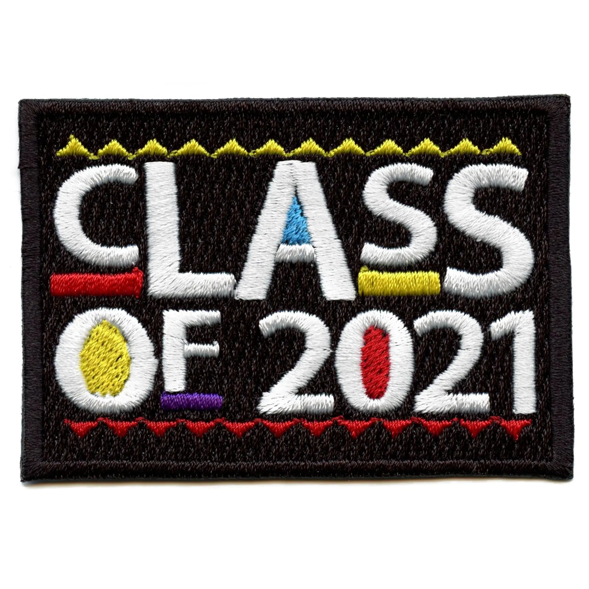 Class Of 2021 HBCU Box Logo Embroidered Iron On Patch