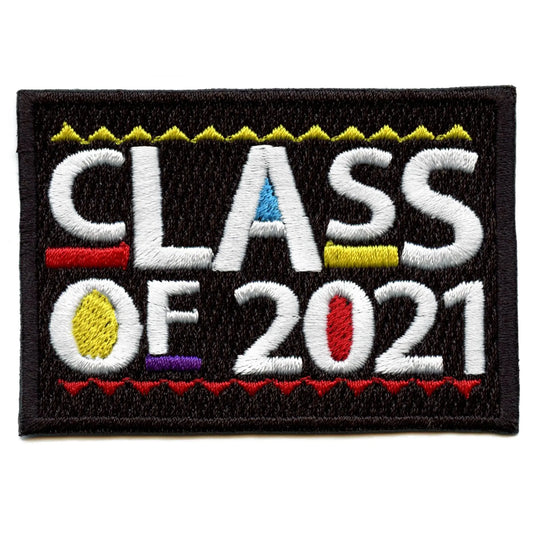 Class Of 2021 HBCU Box Logo Embroidered Iron On Patch