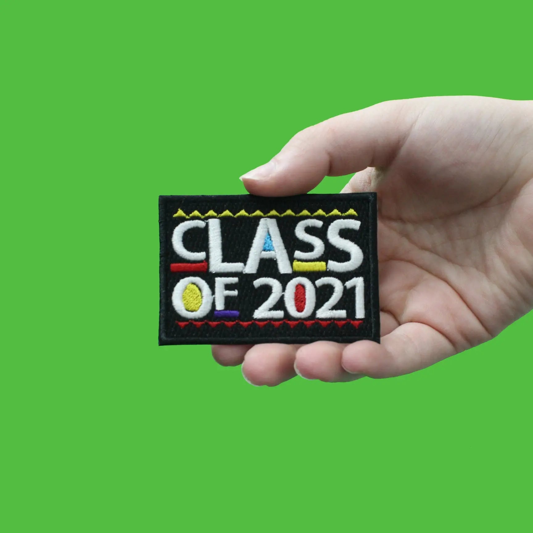 Class Of 2021 HBCU Box Logo Embroidered Iron On Patch