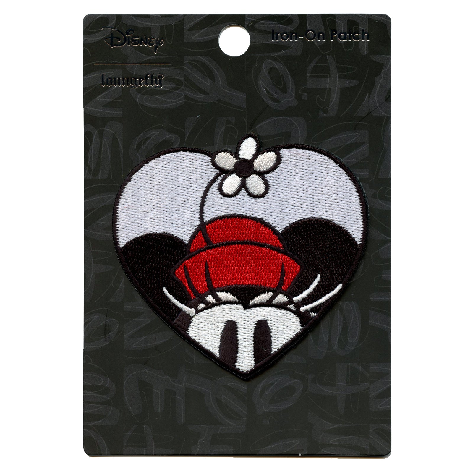 Official Minnie Mouse Classic In Heart Embroidered Iron On Patch