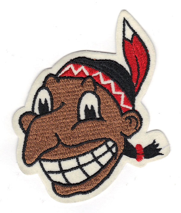 Cleveland Indians Retro Primary Team Logo Chief Wahoo Patch (1946-1950)