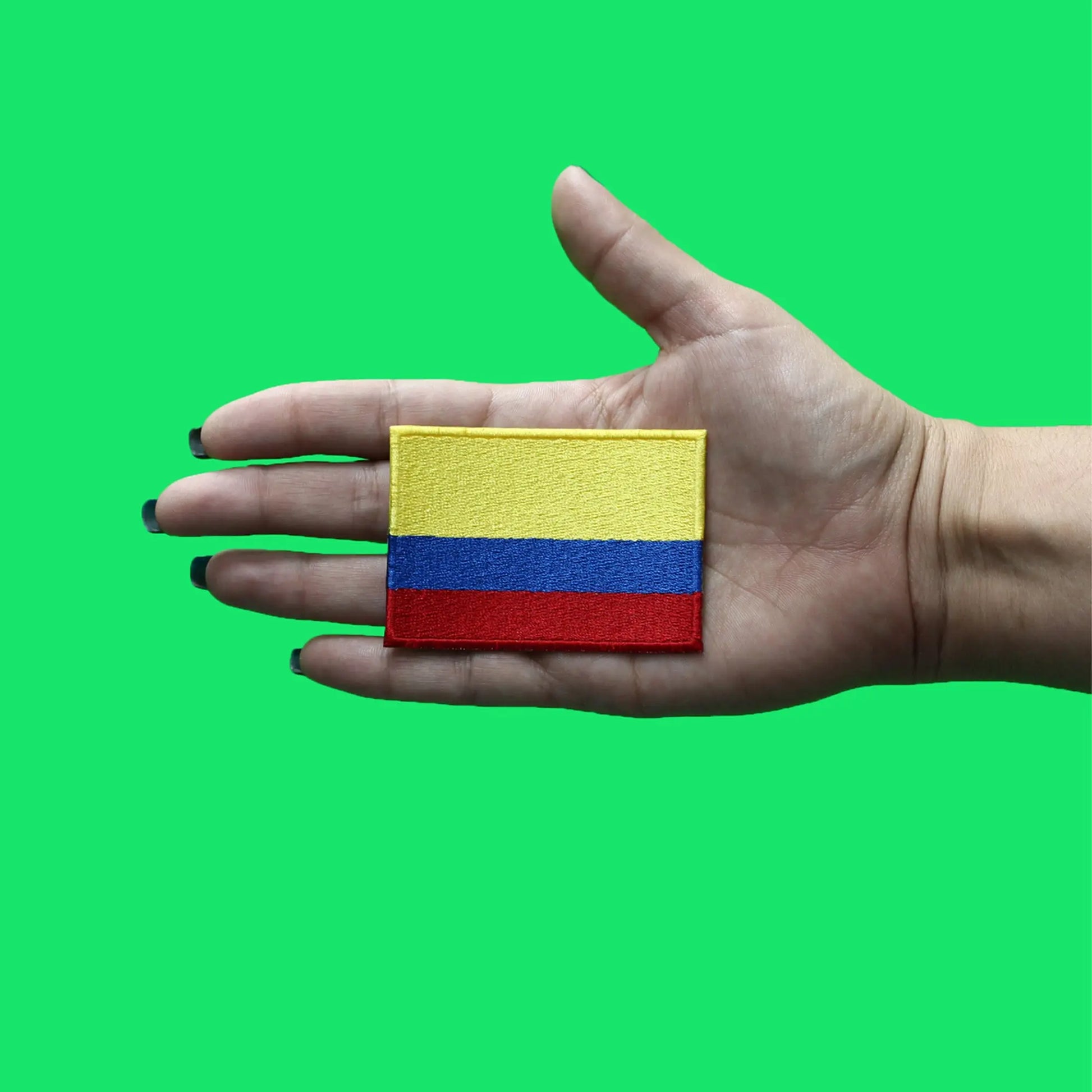 Colombia Country Flag Patch Republic South America Embroidered Iron On