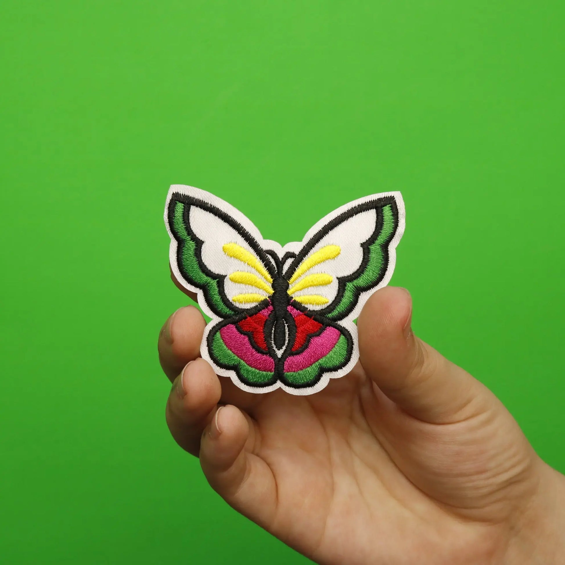 Colorful Butterfly Embroidered Applique Iron On Patch