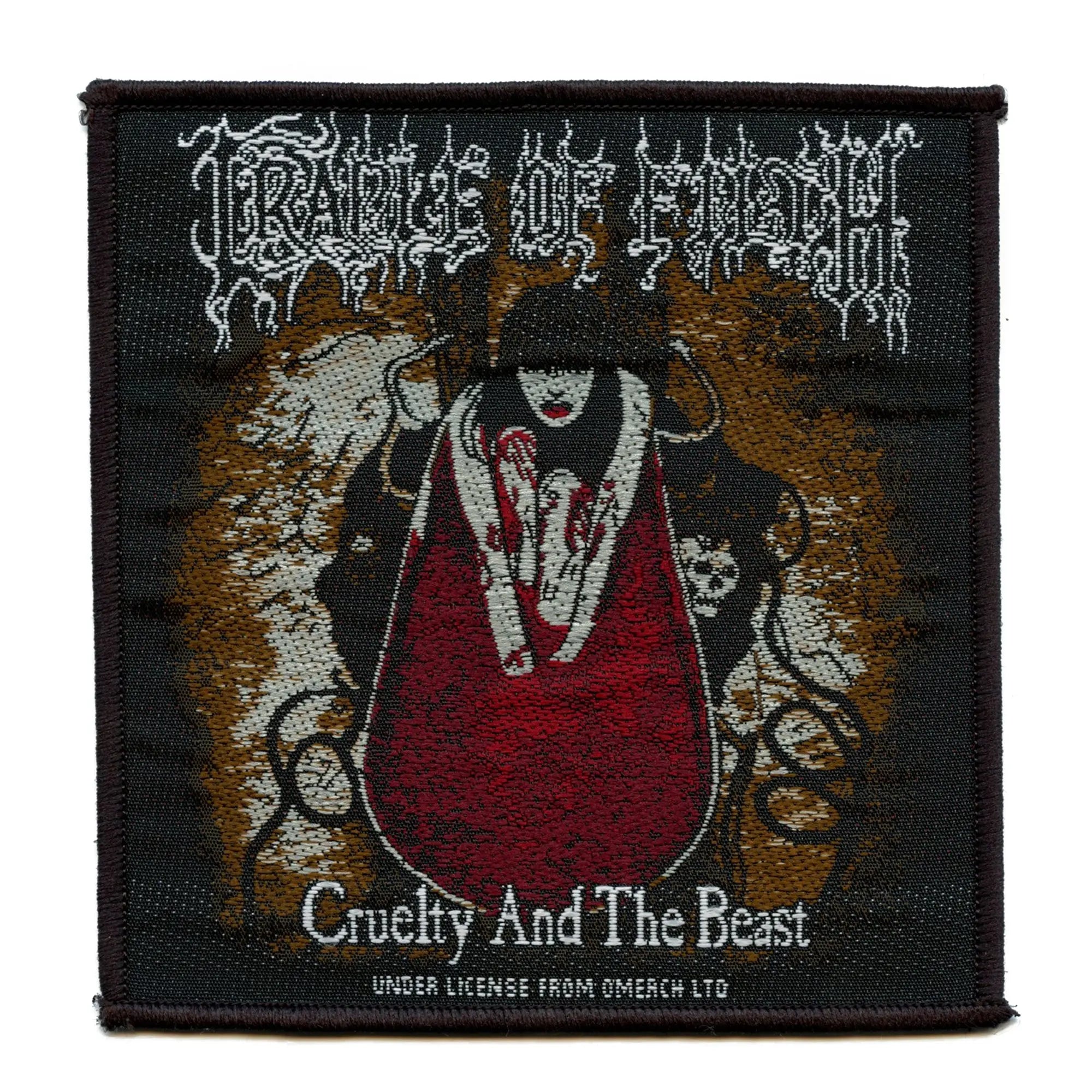 Cradle of Filth Patch 1998 Cruelty and The Beast Album Sew On