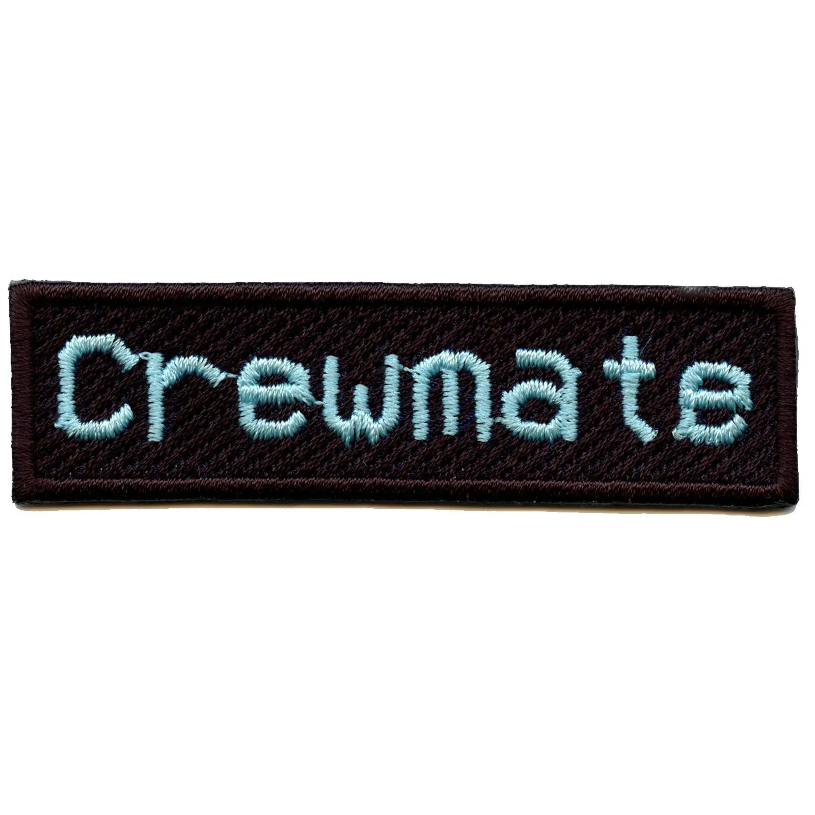 Crewmate Box Logo Embroidered Iron On Patch