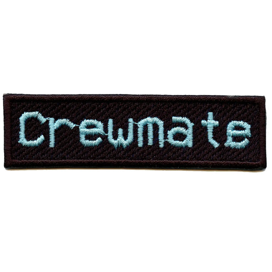 Crewmate Box Logo Embroidered Iron On Patch