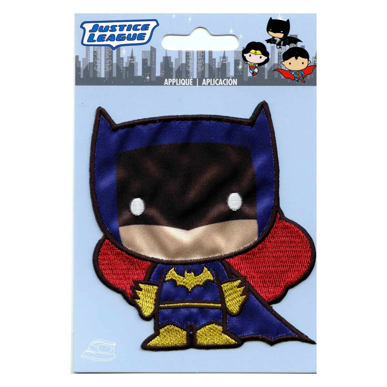 DC Comics Blue Batgirl Emoji Embroidered Iron on Applique Patch