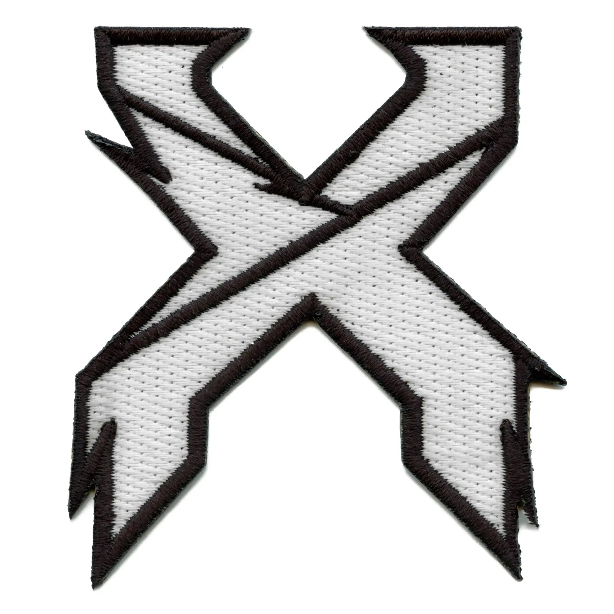 X EDM Artist Logo Patch Glow In The Dark Embroidered Iron On