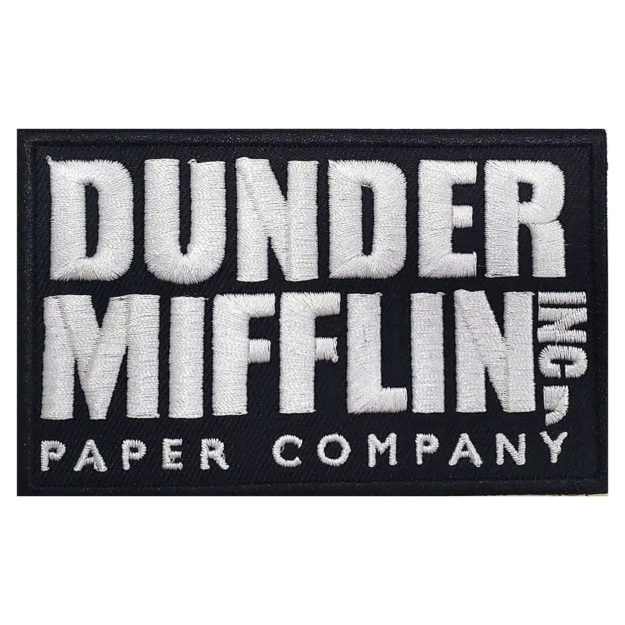 NBC The Office Dunder Mifflin Paper Company Box Logo Embroidered Iron on Patch