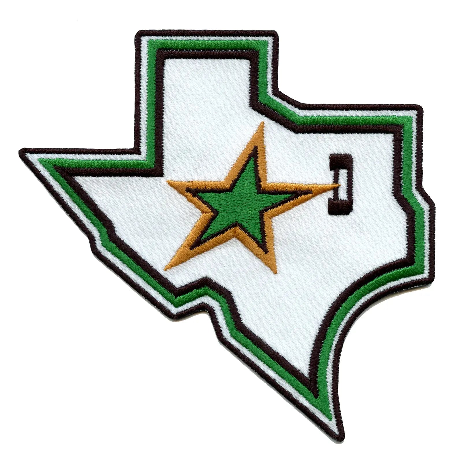 Dallas Texas Lone Star State Embroidered Iron On Patch