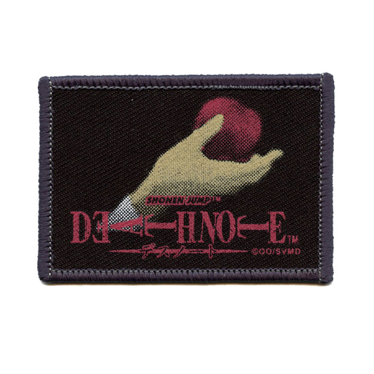 Death Note Apple In Hand Patch Forbidden Fruit Embroidered Sew On
