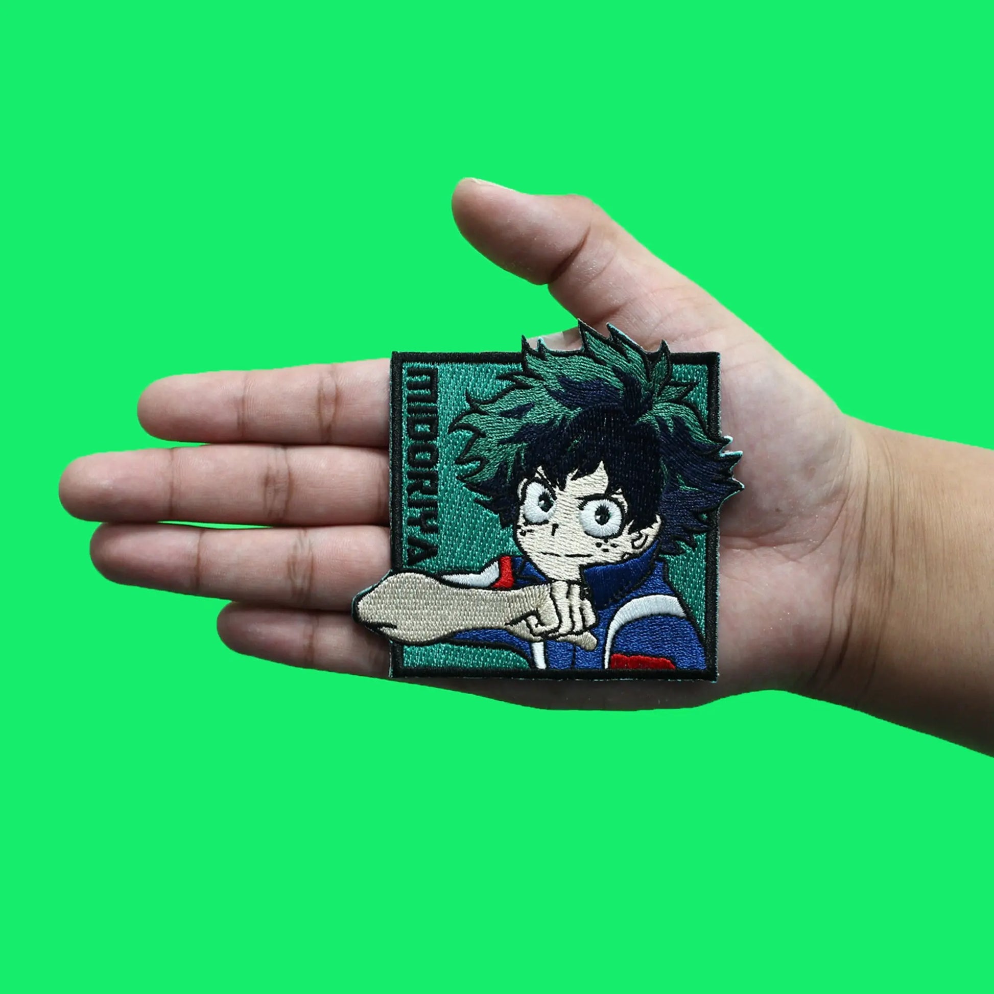 My Hero Academia Patch Deku Portrait Box Embroidered Iron On