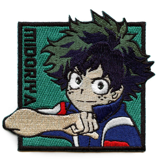 My Hero Academia Patch Deku Portrait Box Embroidered Iron On