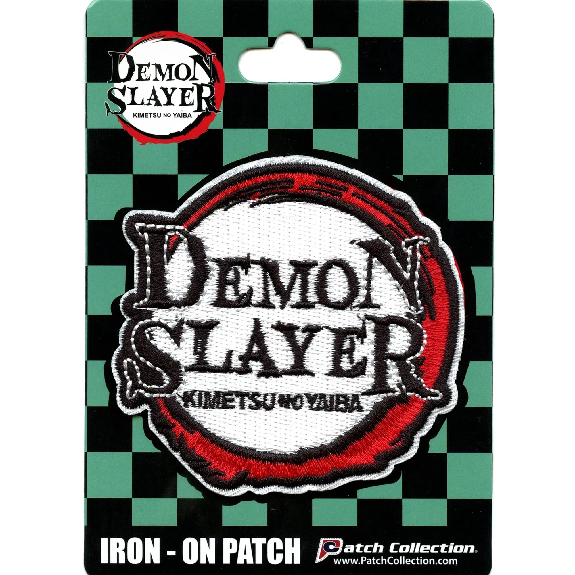 Official Demon Slayer Patch Anime Logo Embroidered Iron On
