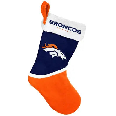 Denver Broncos NFL Team Colors Christmas Stocking