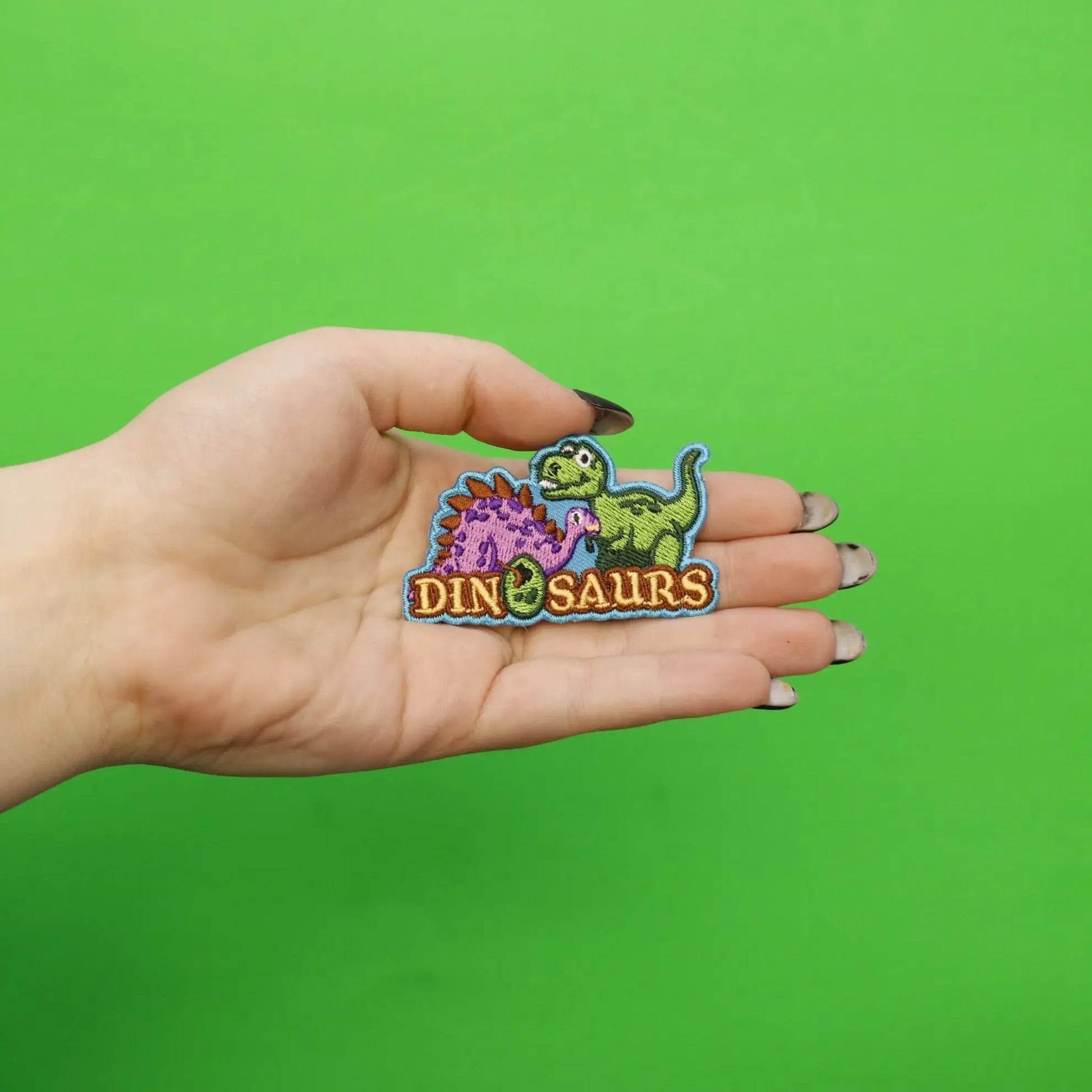 Dinosaurs Embroidered Iron On Patch