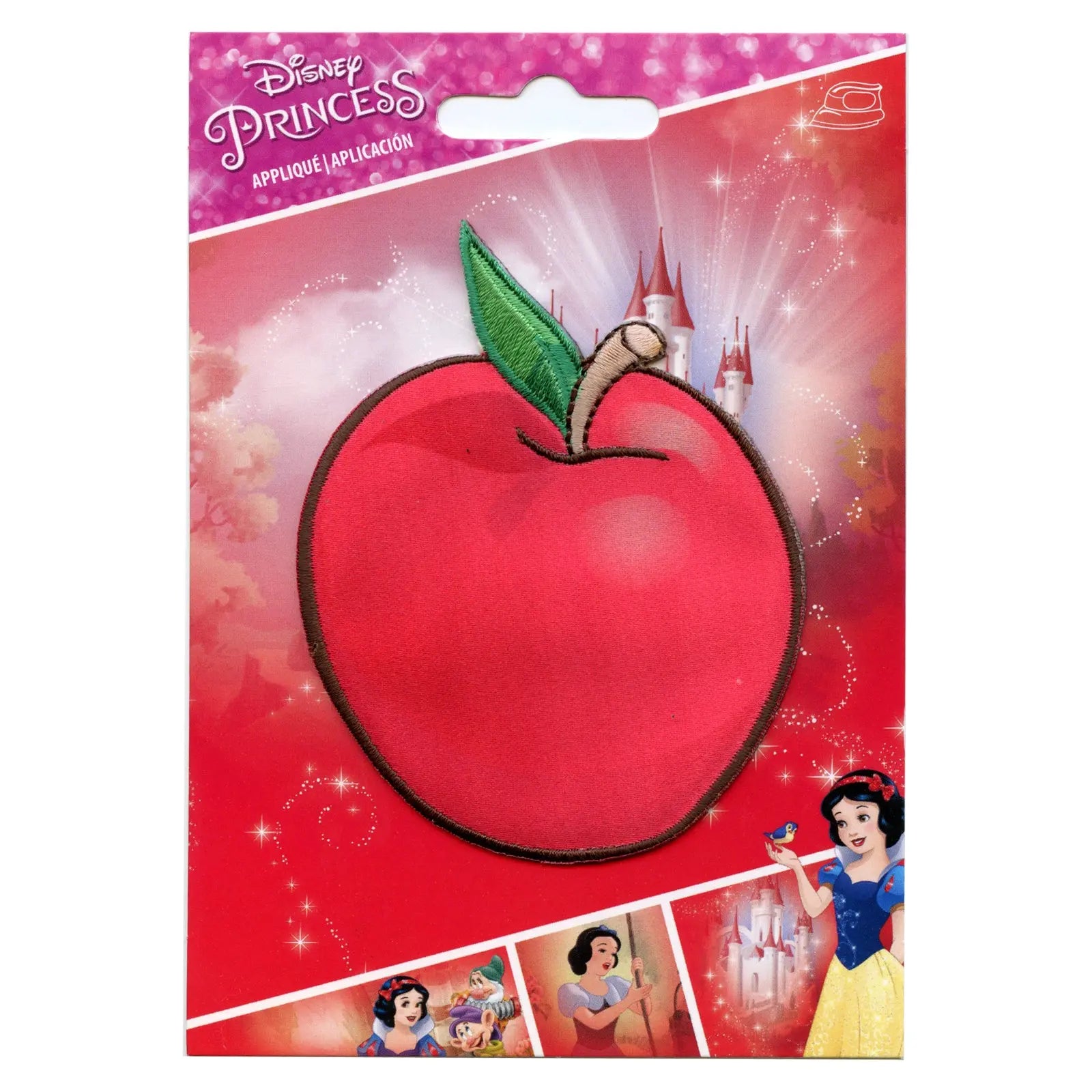 Disney Snow White And The Seven Dwarfs Snow White's Apple Embroidered Applique Iron On Patch