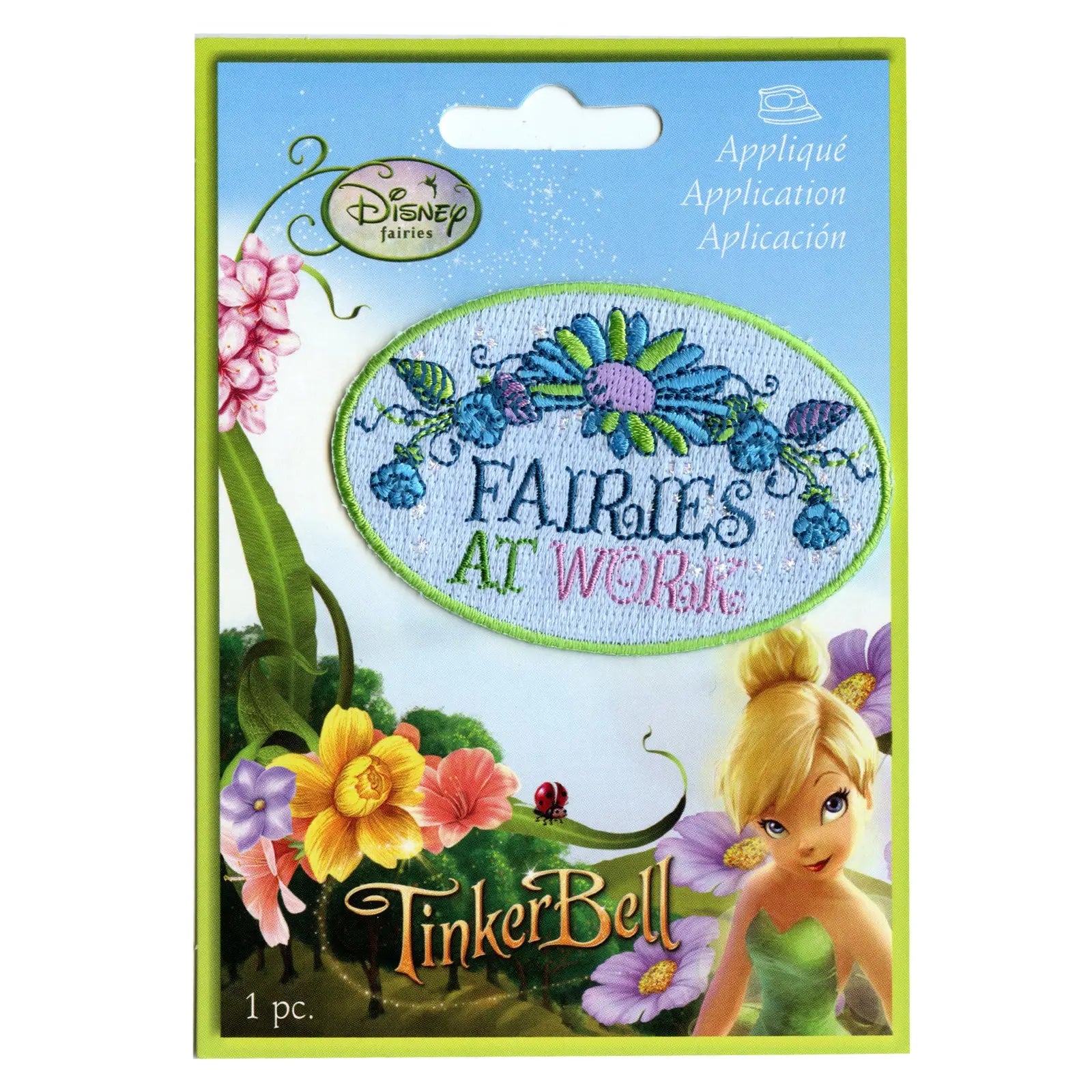 Disney Tinker Bell Fairies At Work Embroidered Iron On Patch