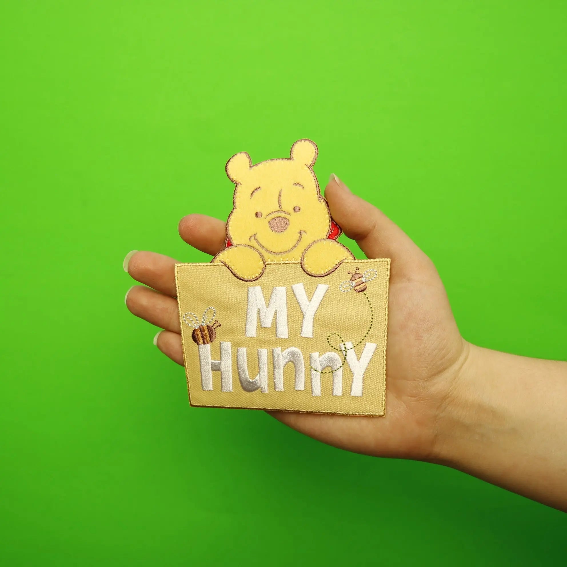 Disney Winnie The Pooh "My Hunny" Embroidered Applique Iron On Patch