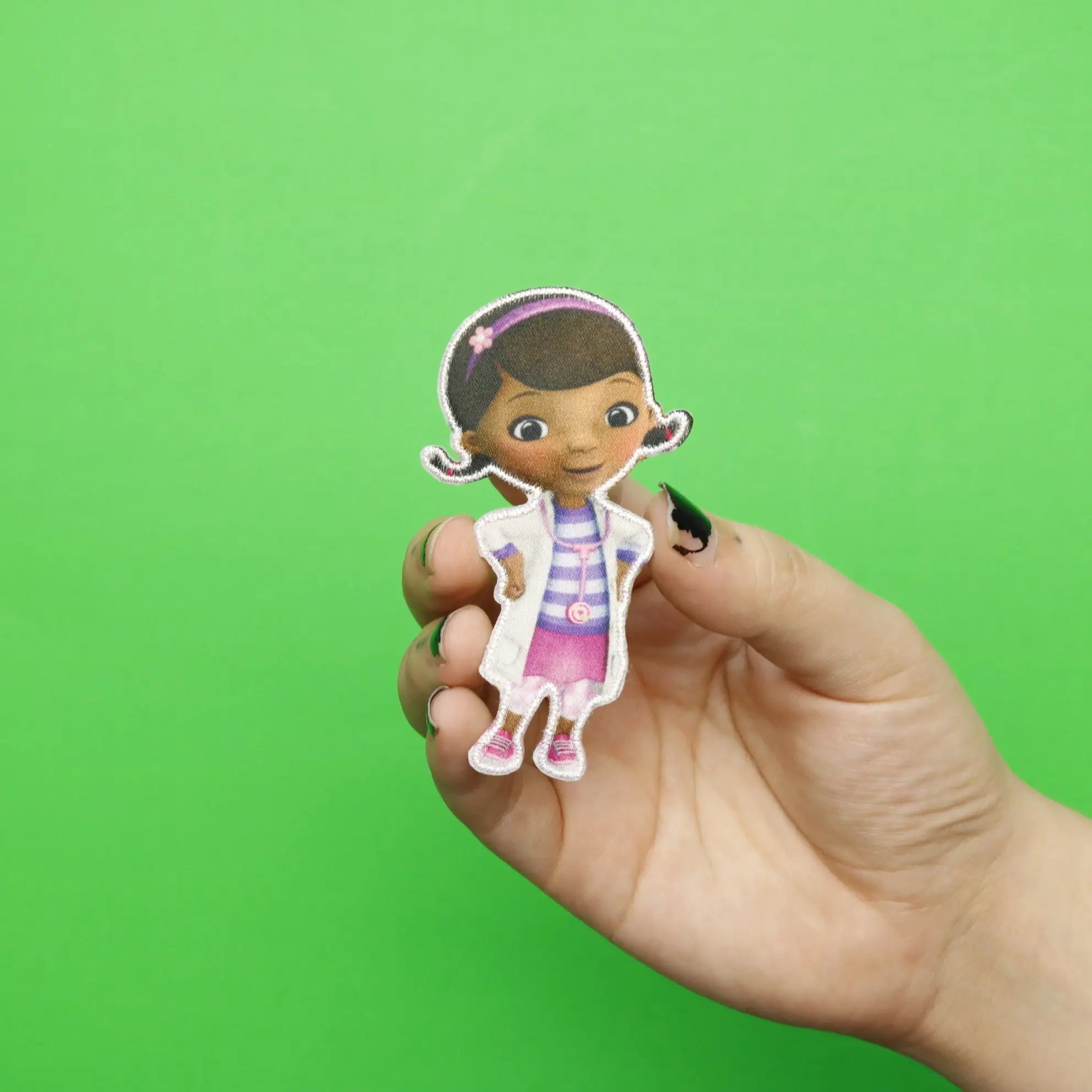 Doc McStuffins Embroidered Applique Iron On Patch