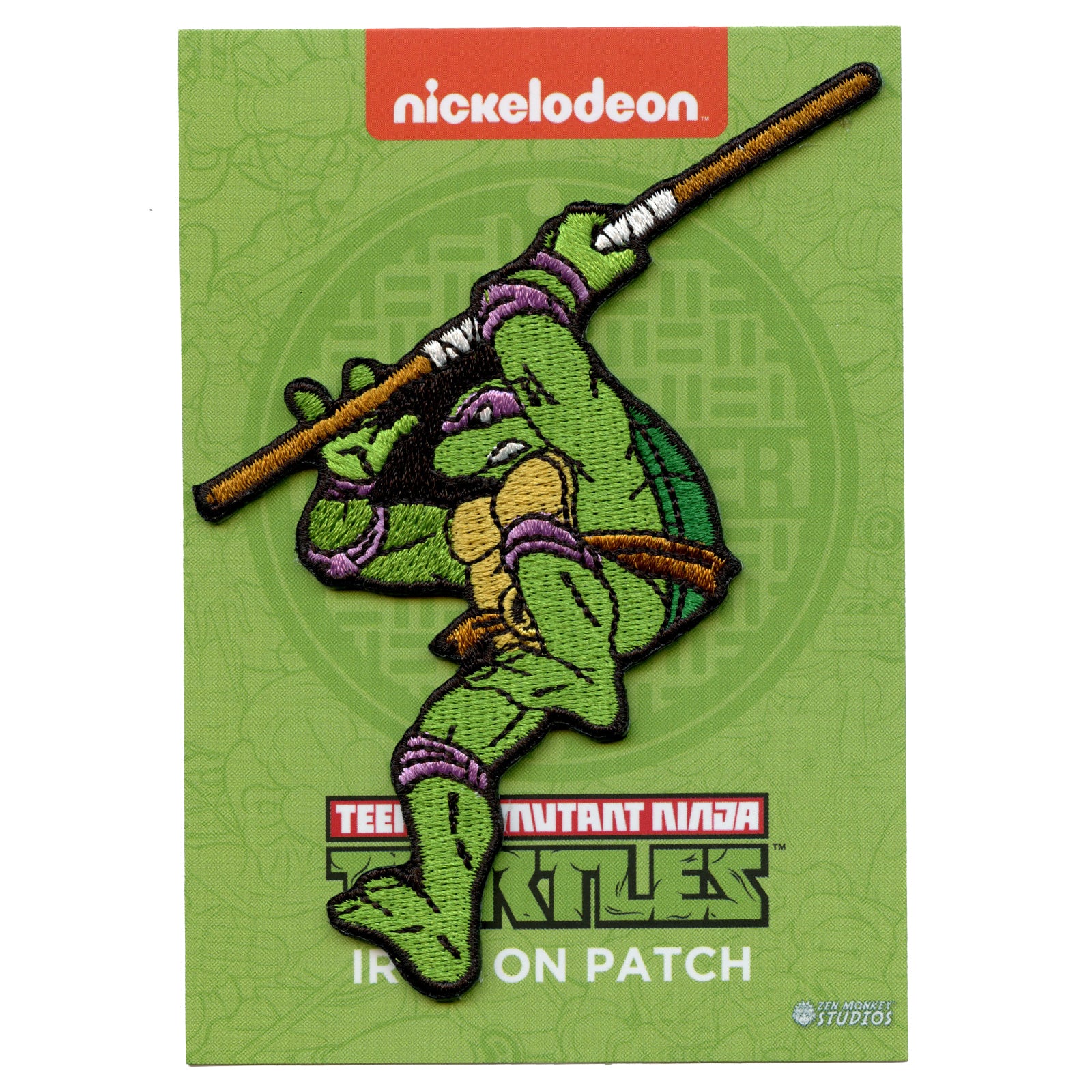Teenage Mutant Ninja Turtles Donatello Embroidered Iron On Patch