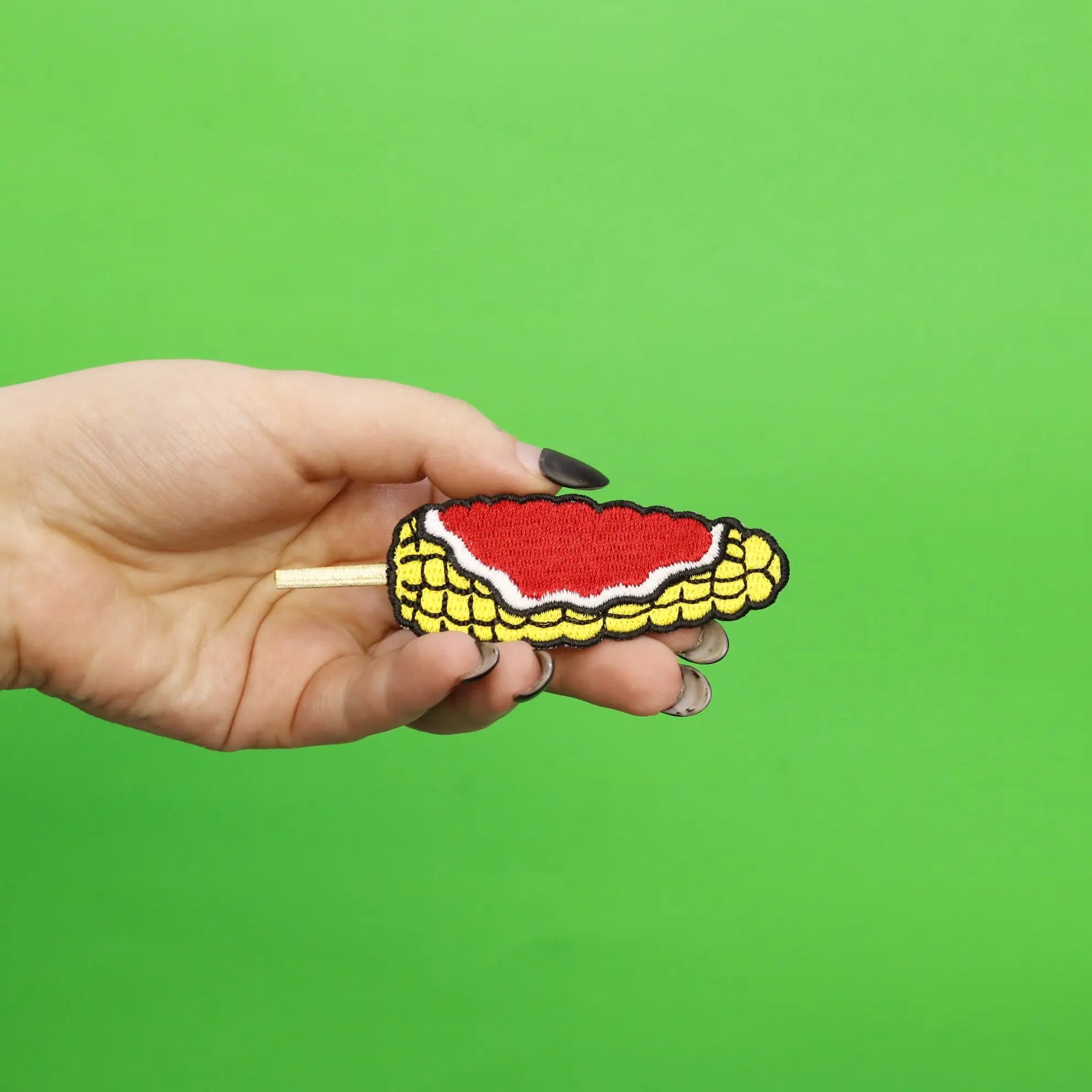 Elote Mexican Street Corn Embroidered Iron On Patch