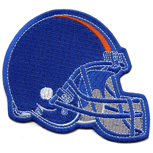 Generic Blue Football Helmet Embroidered Iron On Patch