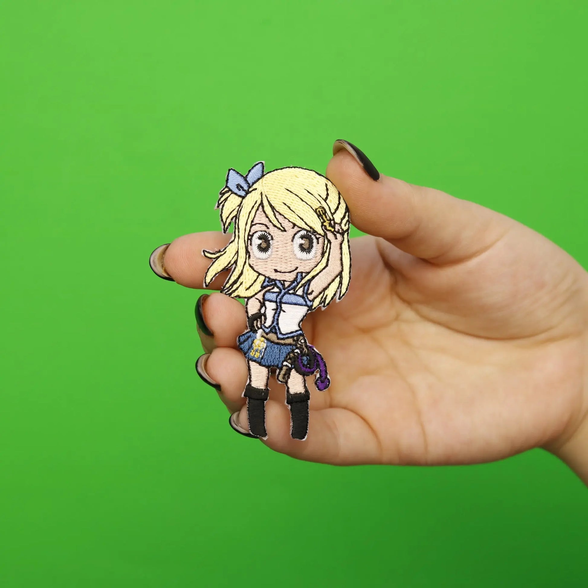 Fairytail Anime Lucy With Key Embroidered Iron On Patch