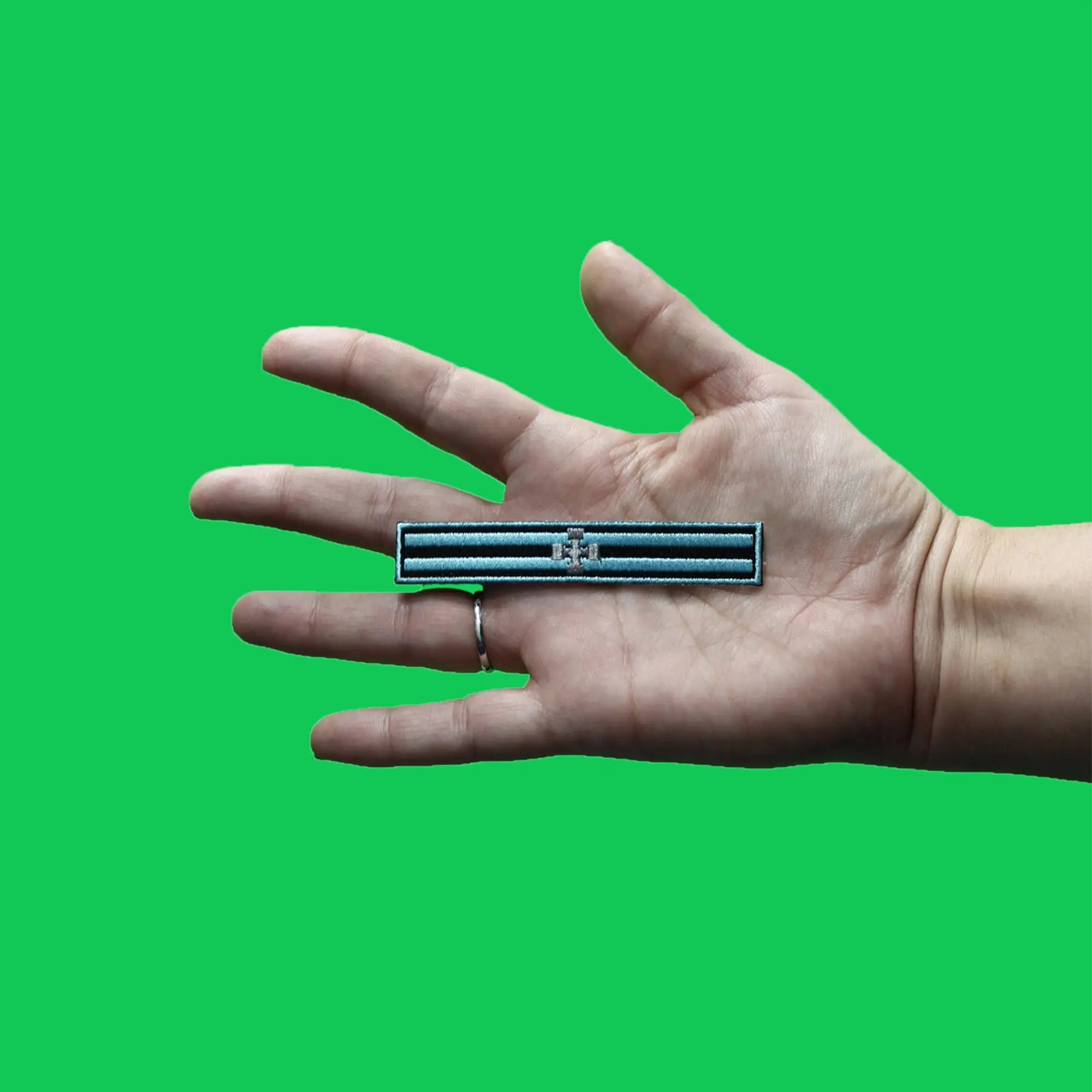 Fire Force Sergeant Patch Uniform Stripes Embroidered Iron On