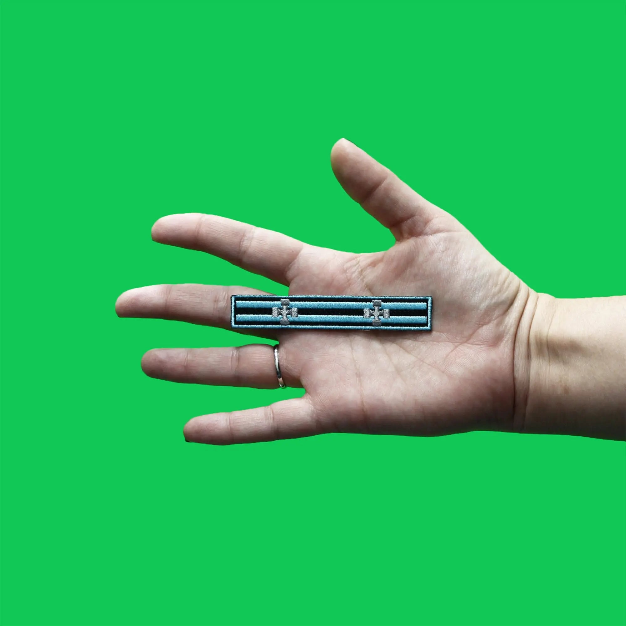 Fire Force Batallion Commander Patch Uniform Stripes Embroidered Iron On