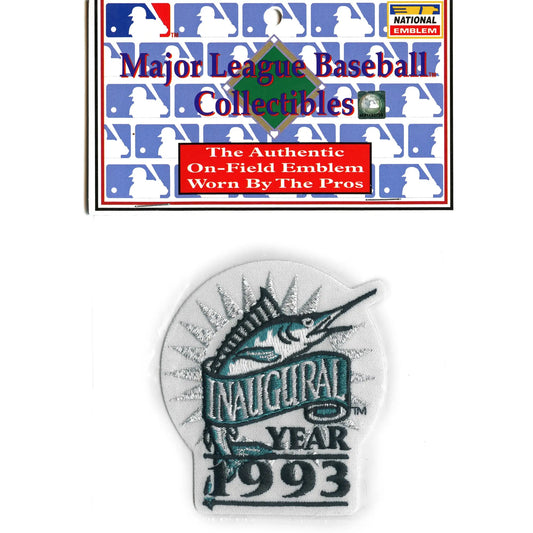 Florida Miami Marlins 1993 Inaugural Season Jersey Patch Embroidered Major League Baseball