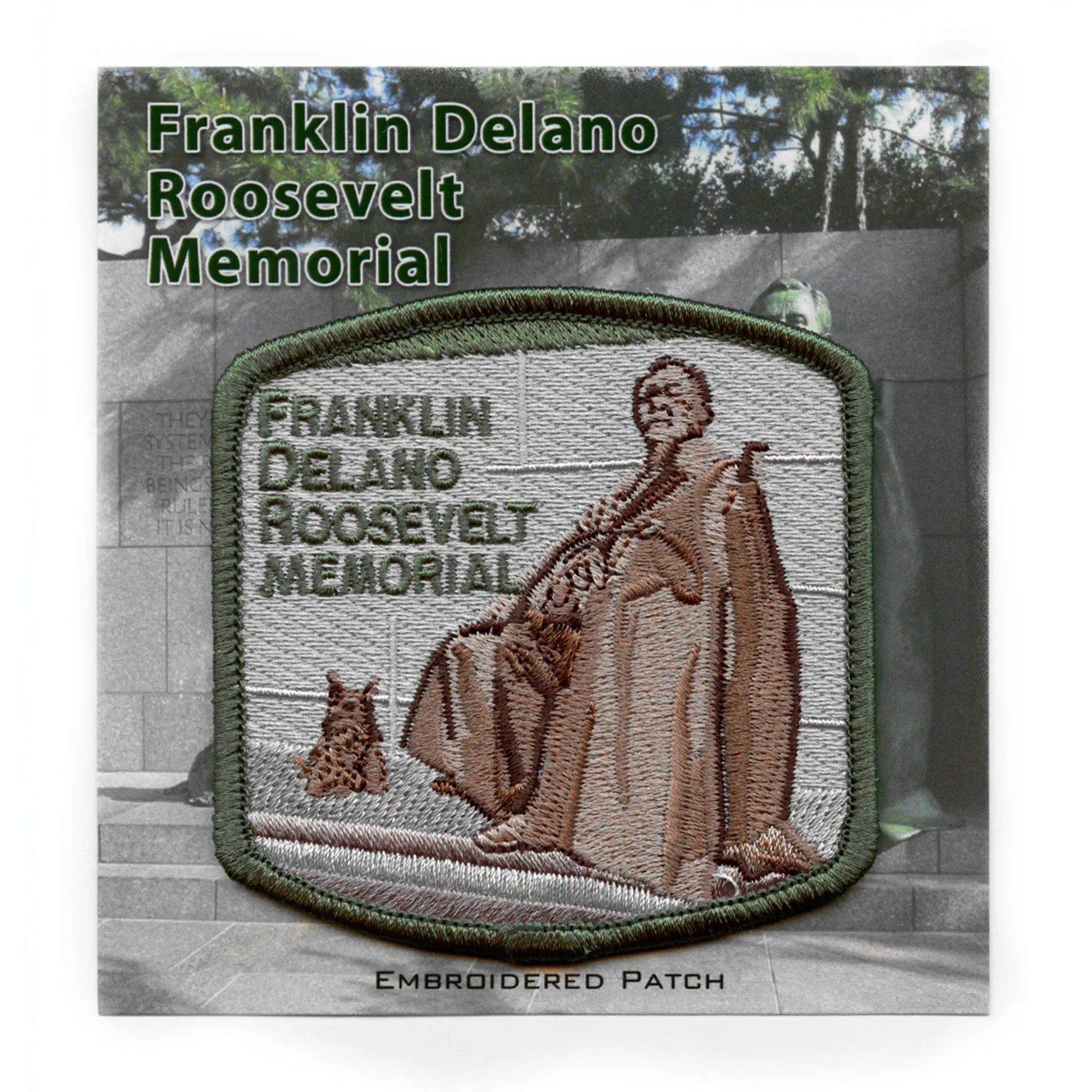 Franklin Delano Roosevelt Memorial Patch Washington DC Travel Embroidered Iron On
