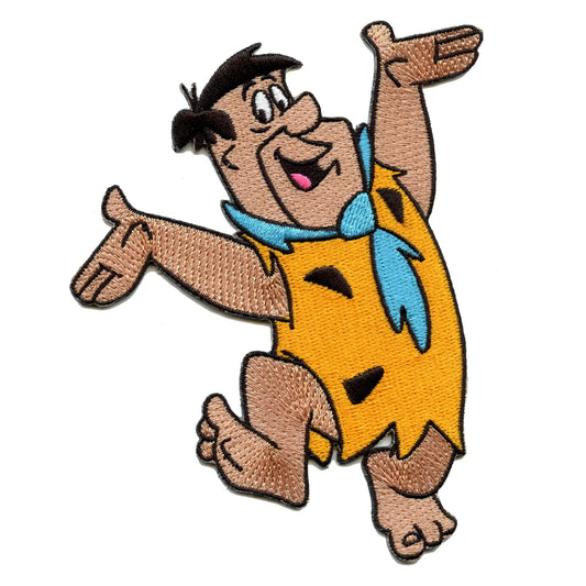 Officially Licensed The Flintstones Fred Embroidered Iron On Patch