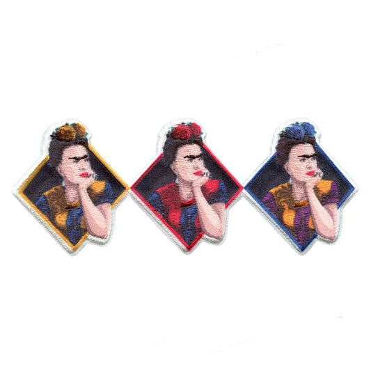 Frida Kahlo Uno Dos Tres Sublimated Embroidered Iron On Patch