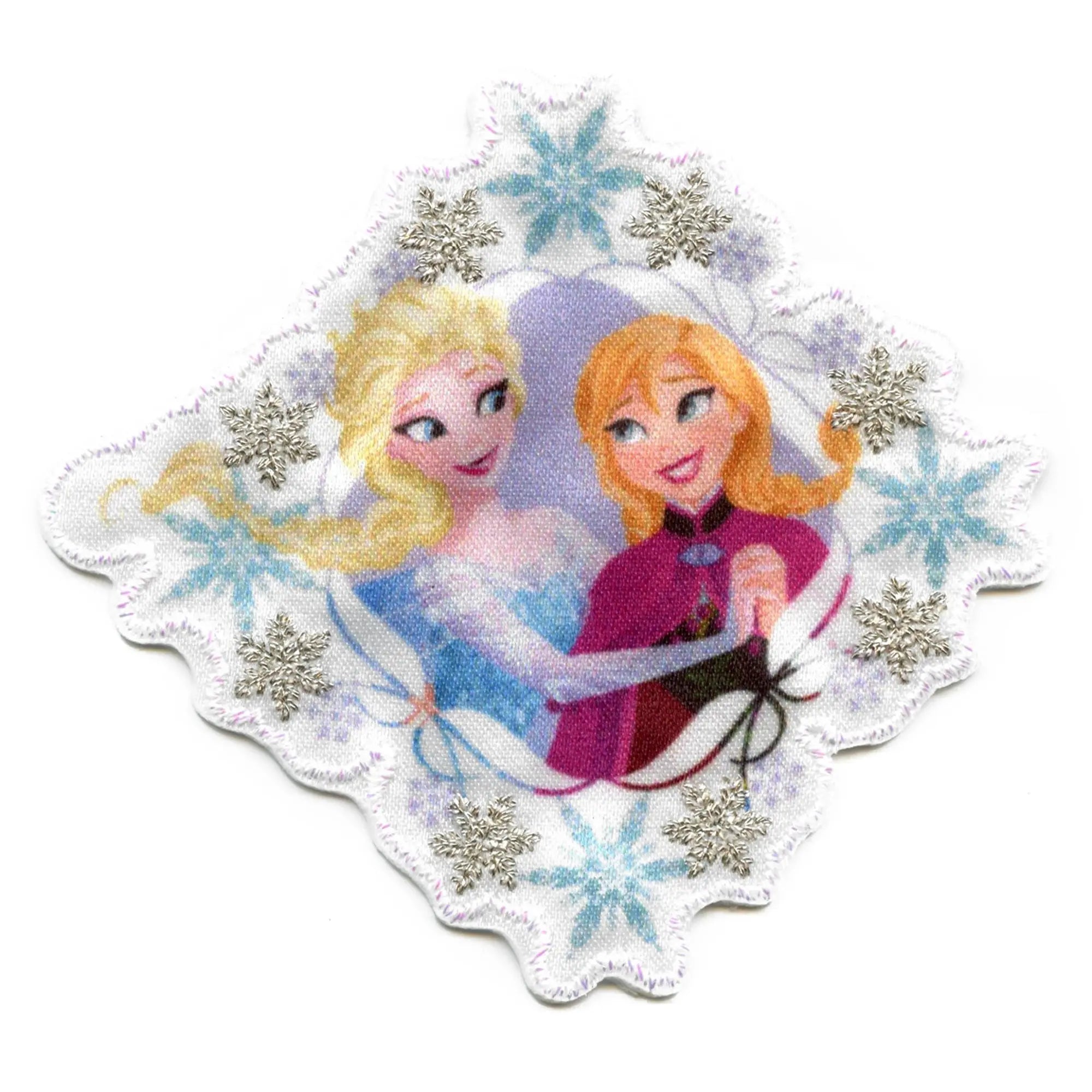 Disney Frozen Elsa And Anna Sisters Iron on Applique Patch