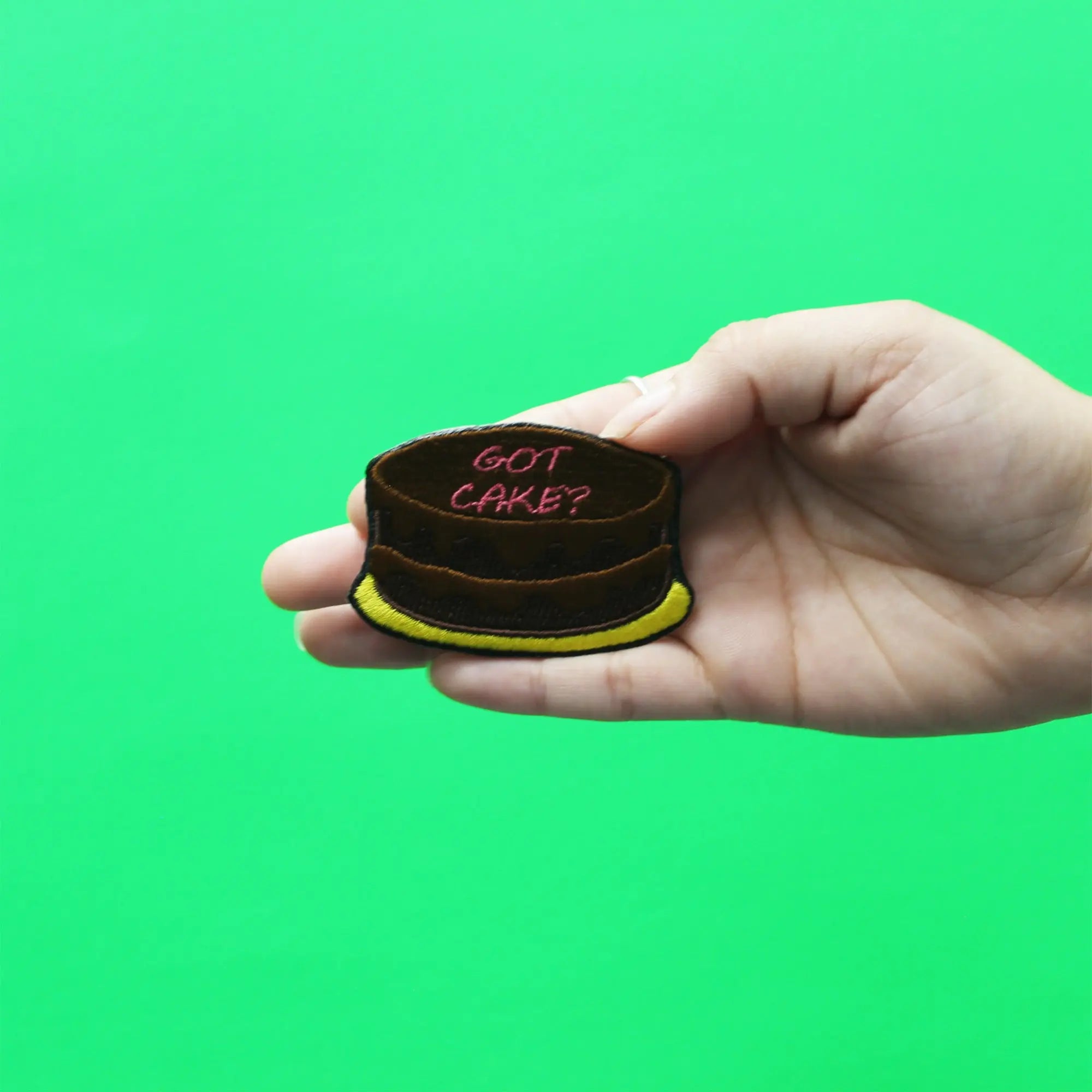 Got Cake Patch Chocolate Pastry Embroidered Iron On