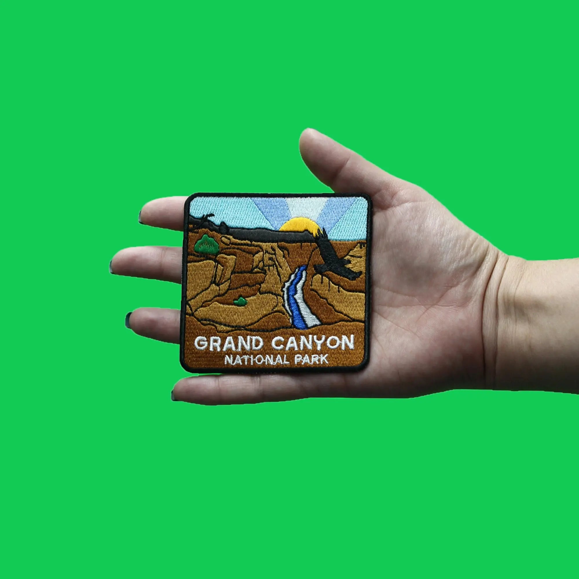 Grand Canyon National Park Patch Arizona Travel Memory Embroidered Iron On