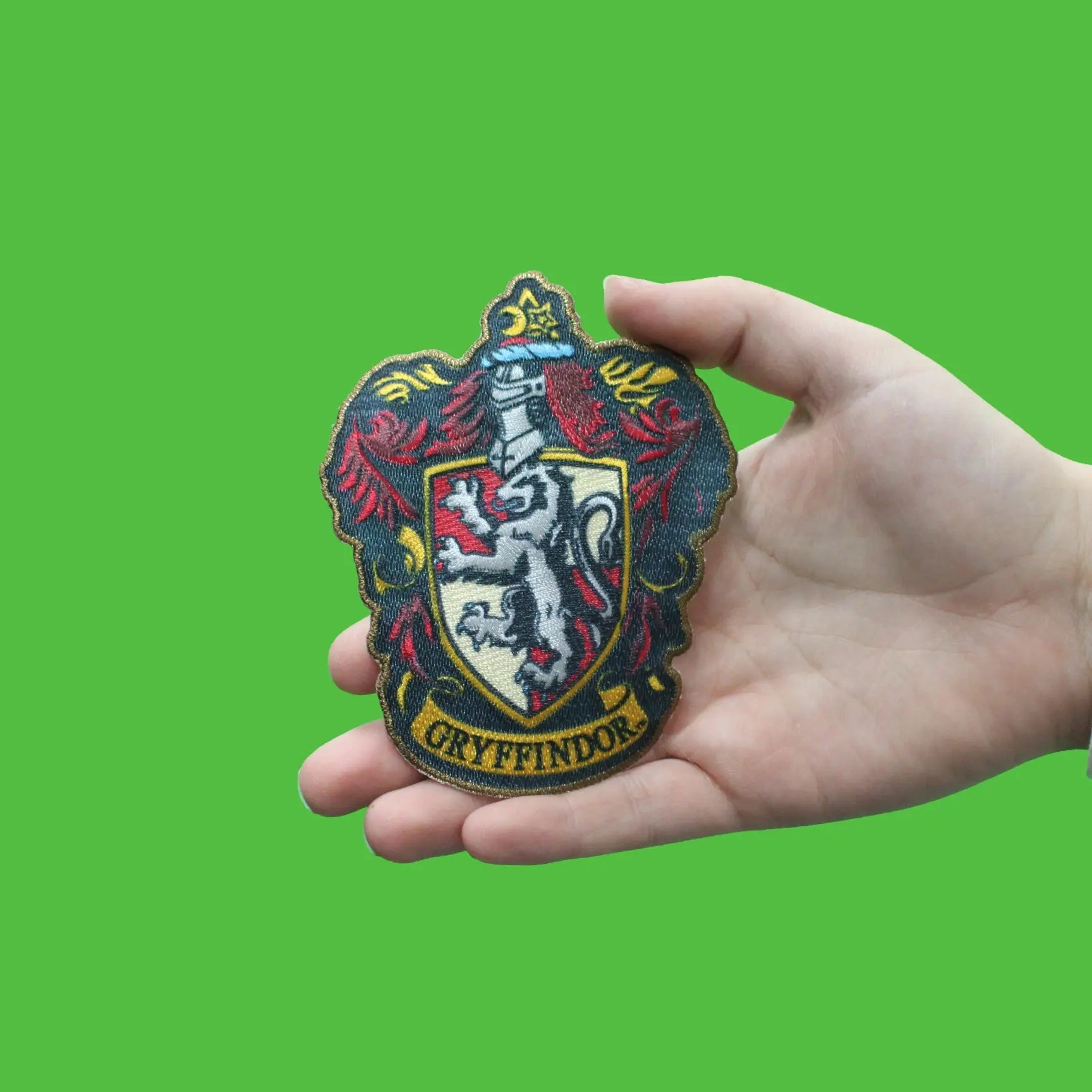 Harry Potter Gryffindor Crest Sublimated Embroidered Iron On Patch