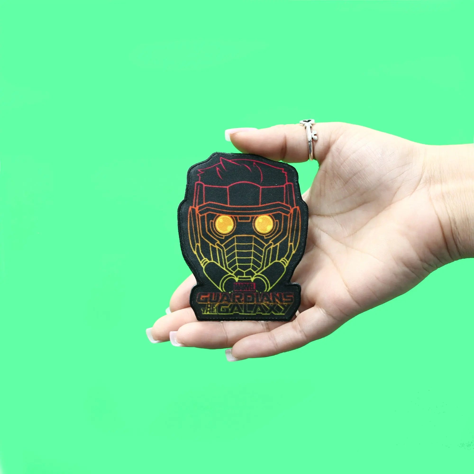 Guardians of the Galaxy Star Lord Patch Marvel Hero Embroidered Iron on