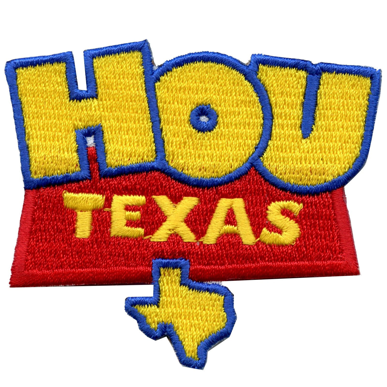 Houston Texas 'HOU TEXAS' Movie Parody Embroidered Iron On Patch