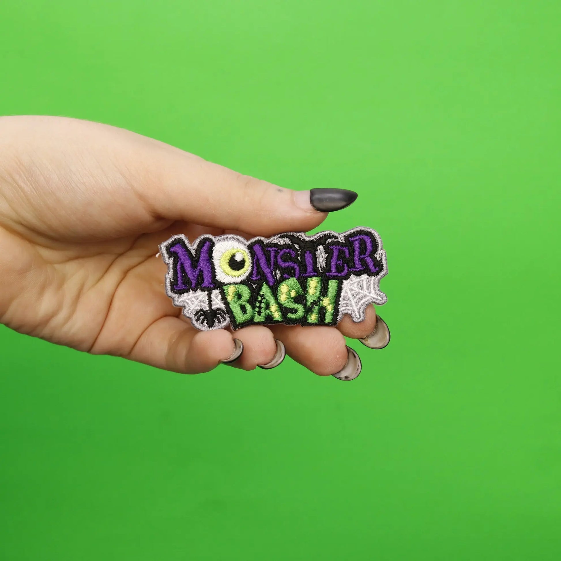 Halloween Monster Bash Embroidered Iron On Patch